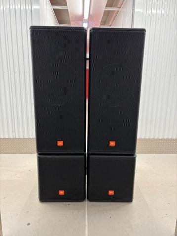 2 x JBL MRX518S Subs + 2 x MRX525 dubbel 15 Inch IZGS Bieden beschikbaar voor biedingen