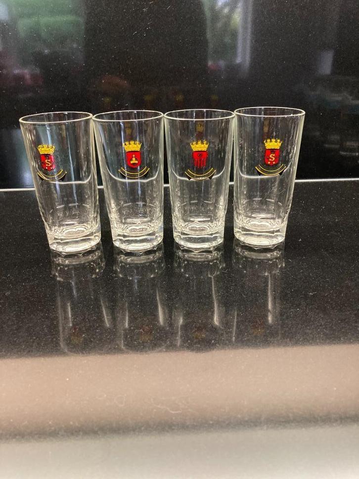 Mancave Duval items | 7 delig | glazen | 4 + 2 + 1, Verzamelen, Merken en Reclamevoorwerpen, Nieuw, Gebruiksvoorwerp, Verzenden