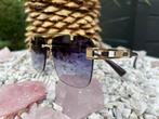 😎Luxe cartier zonnebril goud/paars UV400 uni, Overige merken, Zonnebril, Paars, Nieuw