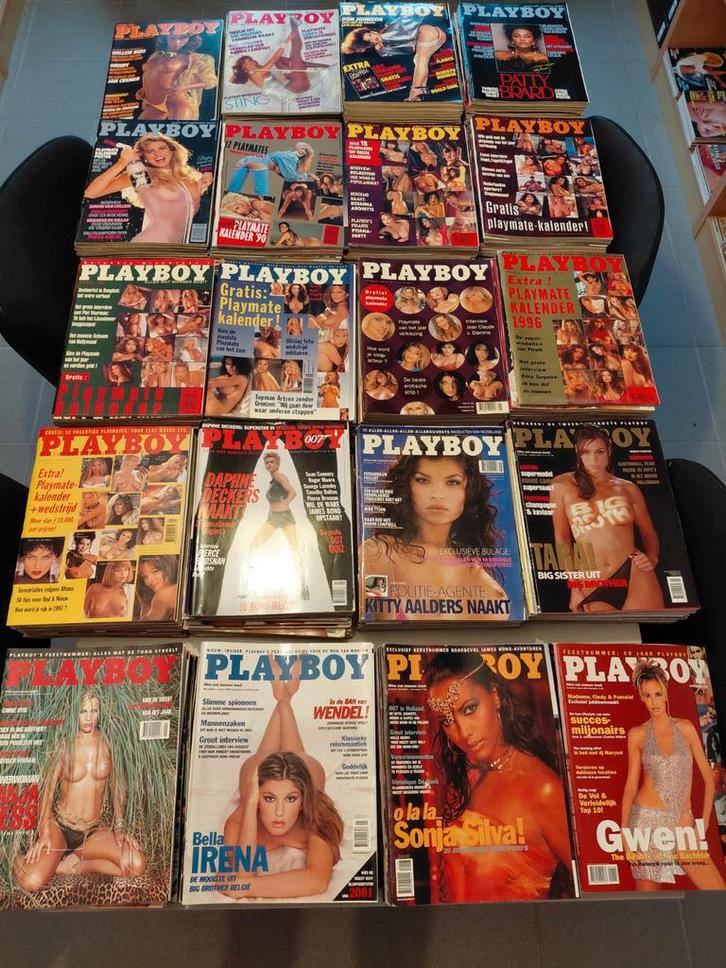 Giga verzameling NL playboy tijdschriften 243 stuks!, Verzamelen, Tijdschriften, Kranten en Knipsels, Tijdschrift, Nederland, 1980 tot heden