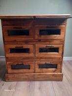 Antieke engelse houten ladenkast, 3 of 4 laden, Minder dan 100 cm, 25 tot 50 cm, 50 tot 100 cm