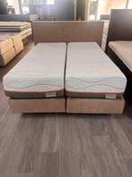 Nieuwste Boxspring met Mline matras 140x200, Tweepersoons, Zo goed als nieuw, 200 cm, 140 cm