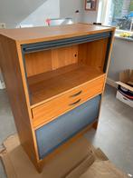 Houten Roldeurkast met Lades, Huis en Inrichting, Kasten | Roldeurkasten en Archiefkasten, Gebruikt, 100 tot 150 cm, 25 tot 50 cm