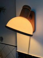 Vintage wandlamp, Huis en Inrichting, Lampen | Wandlampen, Ophalen of Verzenden, Gebruikt, Hout