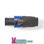 Speaker Connector, Speakon plug, Luidspreker stekker, NL4, Muziek en Instrumenten, Kabels en Stekkers, Nedis, Speaker of Versterker