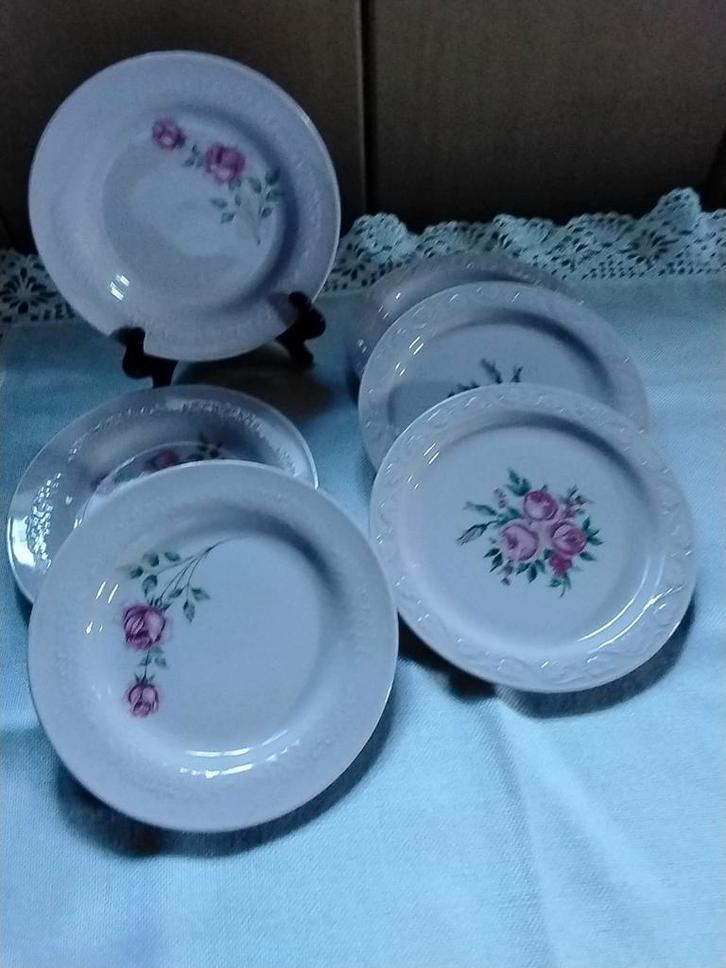 6 bordjes Scherzer Bavaria, Antiek en Kunst, Antiek | Servies los, Ophalen