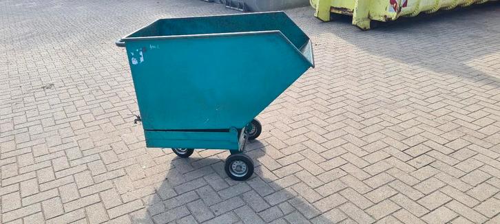 Kiepbak 400 L., Zakelijke goederen, Machines en Bouw | Heftrucks en Intern transport, Voorzetapparatuur, Overige aandrijving