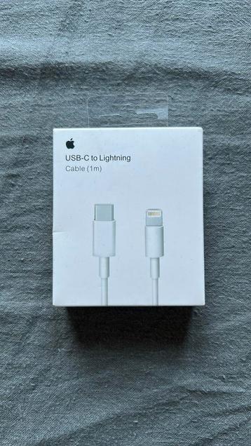 Apple lightning kabel naar usb-c (1m) beschikbaar voor biedingen
