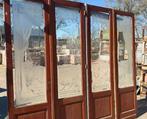 4-delige antieke openslaande deuren met geëtst glas 249x282, Ophalen
