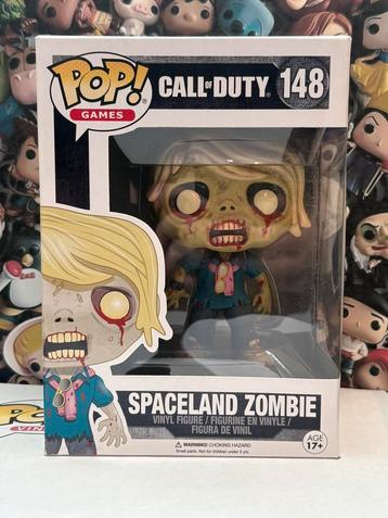 Funko pop spaceland zombie 148 call of duty games beschikbaar voor biedingen