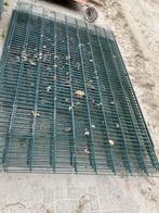 20 meter dubbelstaafs hekwerk, Ophalen, Zo goed als nieuw, IJzer