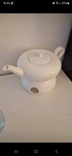 Vintage Gilitzer Theepot met Rechaud, Ophalen of Verzenden, Zo goed als nieuw