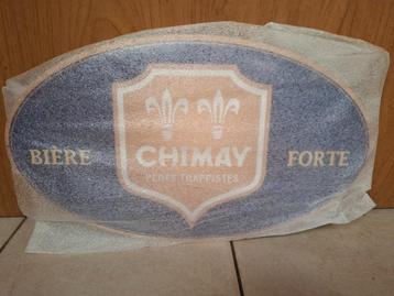 reclamebord Chimay bier (nieuw in verpakking) beschikbaar voor biedingen