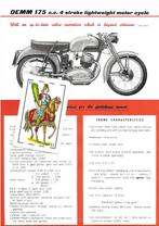 Demm 175 cc 4 takt folder leaflet (DM175), Motoren, Handleidingen en Instructieboekjes, Overige merken