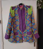 Flower power jas hippie circus carnaval kostuum maat 58, Ophalen, Carnaval, Maat 56/58 (XL), Zo goed als nieuw