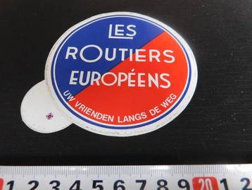 stickers Les Routiers Européens Uw vrienden langs de weg  beschikbaar voor biedingen