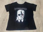 Dames zwart karl lagerfeld print fashion t-shirt top mt M, Maat 38/40 (M), Ophalen of Verzenden, Zo goed als nieuw, Korte mouw