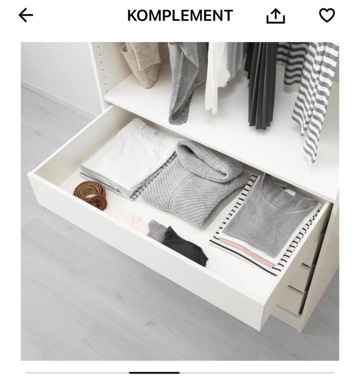 Gezocht IKEA Komplement Lade, Huis en Inrichting, Kasten | Kledingkasten, Zo goed als nieuw, Minder dan 100 cm, Minder dan 50 cm