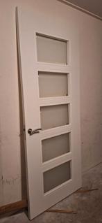 Svedex Stompedeur met Glas - Zo Goed Als Nieuw!, Doe-het-zelf en Verbouw, Ophalen, 215 cm of meer, Binnendeur, Glas