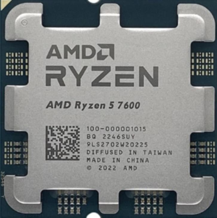 AMD Ryzen 5 7600, Computers en Software, Processors, Zo goed als nieuw, 6-core, 4 Ghz of meer, Ophalen of Verzenden