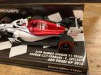 ✅ Charles Leclerc 1:43 Abu Dhabi GP 2018 Alfa Romeo Sauber, Nieuw, Ophalen of Verzenden, Formule 1