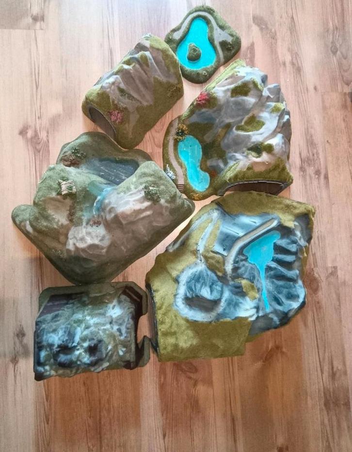 5 tunnels bergen vennetje HO spoor trein 1:87, Hobby en Vrije tijd, Modeltreinen | H0, Gebruikt, Brug, Tunnel of Gebouw, Overige merken