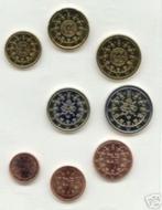 Diverse setjes Portugal 1 cent t/m 2 euro UNC in munthoes, Postzegels en Munten, Munten | Europa | Euromunten, Setje, Verzenden