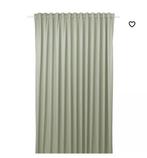 Ikea 2x Bengta verduisterend groen, Huis en Inrichting, Verduisterend, 200 cm of meer, Nieuw, Ophalen of Verzenden