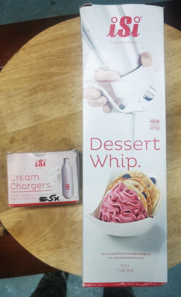 Isi Dessert Whipe 0,5 L, Huis en Inrichting, Keuken | Keukenbenodigdheden, Zo goed als nieuw, Ophalen of Verzenden