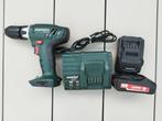 Metabo BS18 Li Accu Schroef- BoorMachine Inclusief 2 accu's, Doe-het-zelf en Verbouw, Ophalen of Verzenden, Gebruikt, Boor- en Schroefmachine