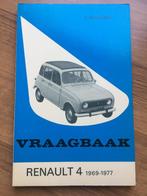 Vraagbaak Renault 4 1969 - 1976, zeer mooi!, Auto diversen, Handleidingen en Instructieboekjes, Ophalen of Verzenden