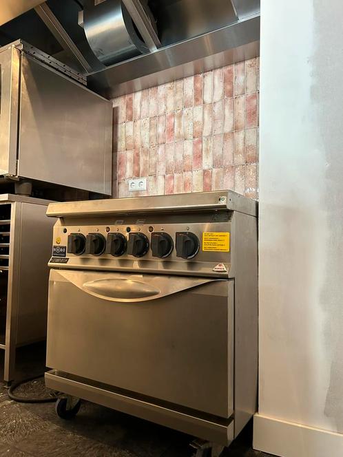 Olis solid top elektrisch fornhuis met oven in top conditie, Witgoed en Apparatuur, Fornuizen, Zo goed als nieuw, Vrijstaand, Elektrisch