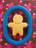 Retro vintage rammelaar babyspeeltje bijtring, Ophalen of Verzenden, Gebruikt, Rammelaar, Met geluid