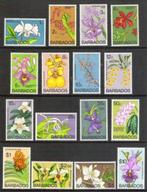 Barbados Mi nr 365/379 postfris 380 ongebruikt Bloemen, Verzenden, Postfris, Overige thema's