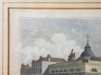 Bettison's library mooie antieke ingelijste ets uit Engeland, Ophalen of Verzenden