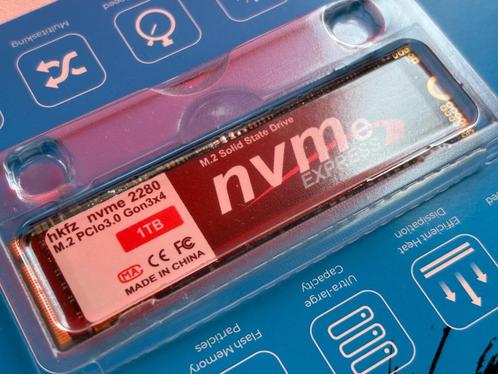 Supersnelle 1TB NVMe SSD M.2 2280 – NIEUW! – Slechts €55, Computers en Software, Harde schijven, Nieuw, Desktop, Intern, SSD, Ophalen of Verzenden
