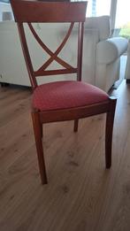 4 kersenhouten eettafel stoelen, Huis en Inrichting, Ophalen, Gebruikt, Rechthoekig, 50 tot 100 cm