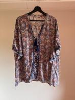 Vrolijk gekleurde blouse van fstvl/ms mode maat 52 €7,50, Blauw, Blouse of Tuniek, Ophalen of Verzenden, Zo goed als nieuw
