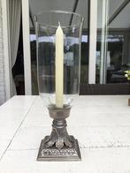 Kaarsenhouder met zware voet 35 cm., Antiek en Kunst, Antiek | Kandelaars, Ophalen, Koper of Brons