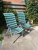 Kampeerstoelen 2x, Caravans en Kamperen, Kampeermeubelen, Ophalen, Gebruikt, Campingstoel