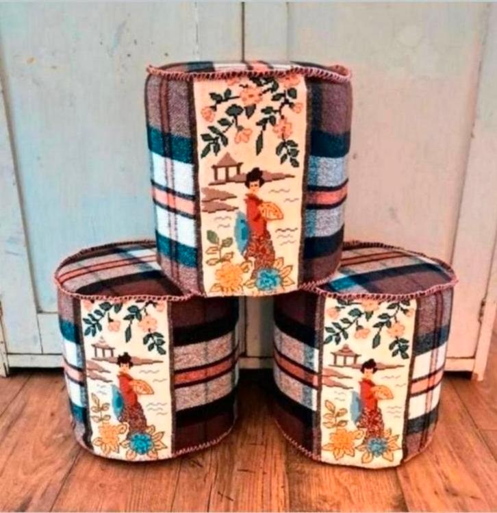 Vintage/retro/poefjes/Brocante Het Kroontje, Huis en Inrichting, Woonaccessoires | Kandelaars en Kaarsen, 25 tot 50 cm, Overige materialen