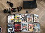 Zeer complete playstation 2 met veel spellen en controller, Spelcomputers en Games, Ophalen of Verzenden, Zo goed als nieuw, Met 1 controller
