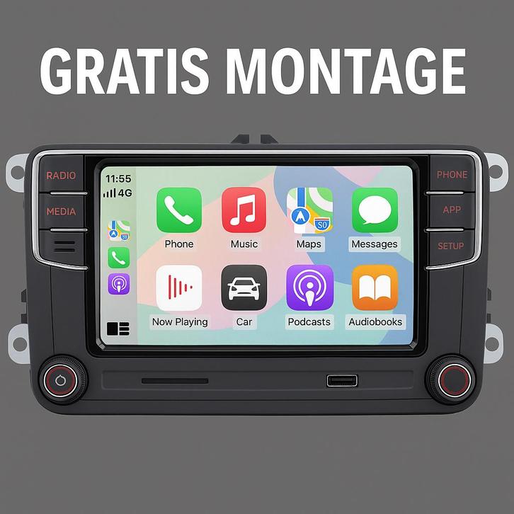 Carplay RCD360 RCD330 volskwagen autoradio, Auto diversen, Autoradio's, Nieuw, Ophalen of Verzenden