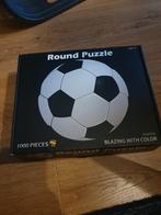 Ronde puzzel voetbal 1000 stukjes, Hobby en Vrije tijd, Denksport en Puzzels, Ophalen of Verzenden, Zo goed als nieuw