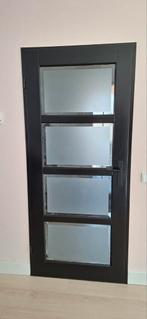 Stijlvolle deur met glas, Doe-het-zelf en Verbouw, Deuren en Horren, Ophalen, Gebruikt, 80 tot 100 cm, Binnendeur
