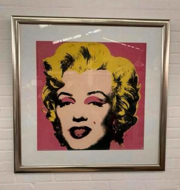 Zeefdruk screen print Andy Warhole van Marilyn Monroe beschikbaar voor biedingen