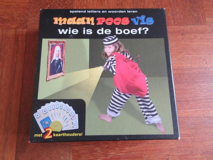 Maan Roos Vis : Wie is de boef?, Kinderen en Baby's, Speelgoed | Educatief en Creatief, Gebruikt, Puzzelen, Taal en Lezen, Ontdekken