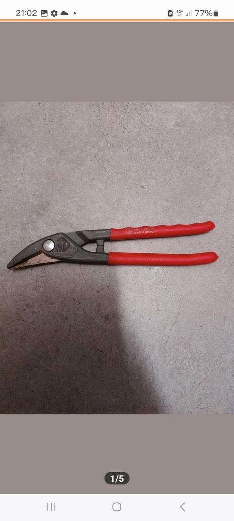 Blikschaar plaatschaar  lux germany solingen, Doe-het-zelf en Verbouw, Gereedschap | Handgereedschap, Gebruikt, Ophalen of Verzenden