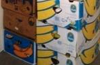 Bananen dozen met rommelmarkt spullen, Ophalen, Gebruikt