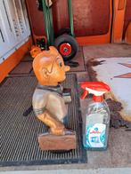 Mooi beeld van Kuifje Tintin van hout in nette staat, Ophalen of Verzenden, Gebruikt, Mens